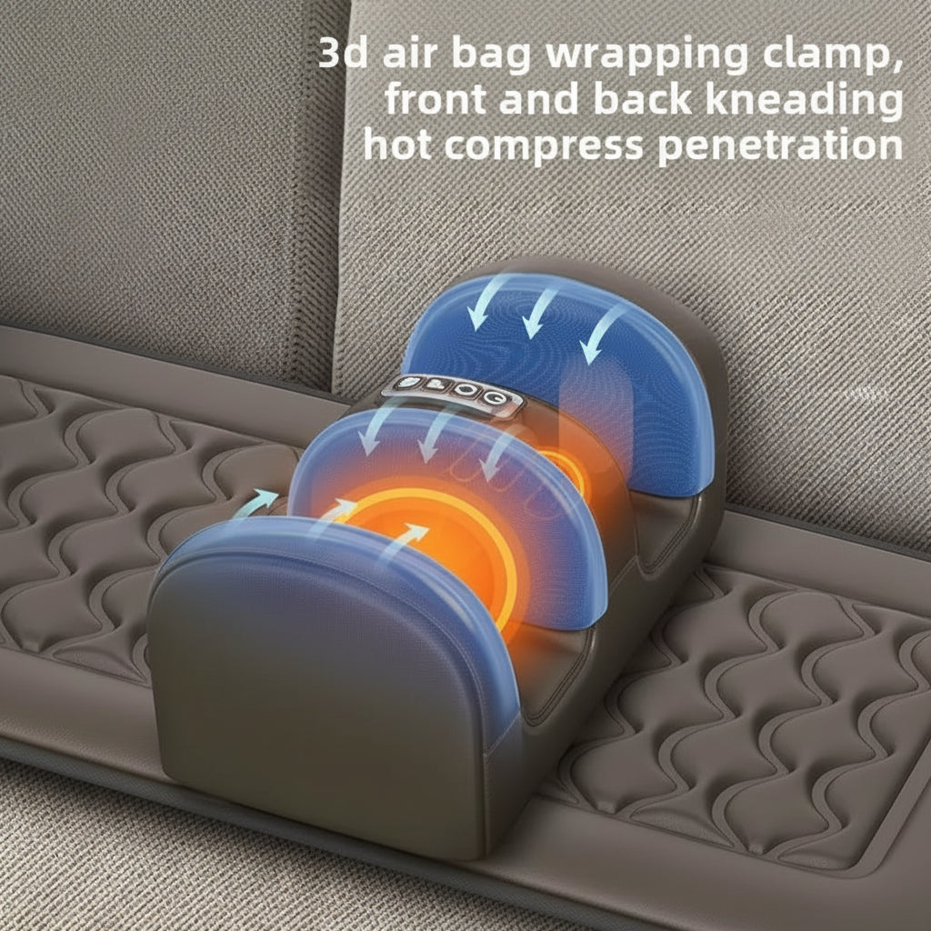 Multifunctional Lumbar Traction Massage Mattress Cushion Full Body Electric Shoulder Neck Waist Back Vibrations Removable Gift